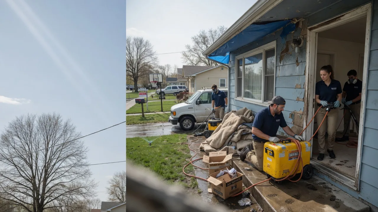 Basement Flood Cleanup in North Aurora, IL near me